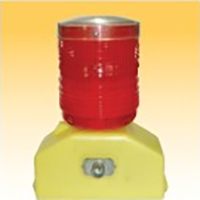 Red Solar Powered  for Yodock Barrier