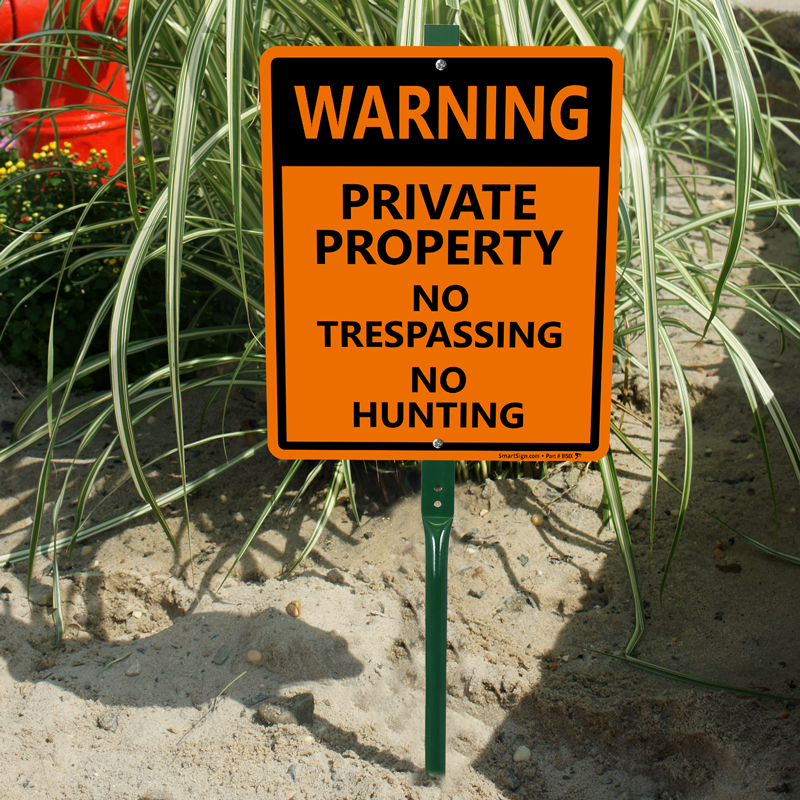 Details about   100 No Trespassing No Hunting Violators Will Be Prosecuted Neon Orange Signs USA