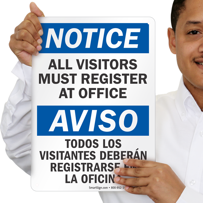 all-visitors-must-register-at-office-bilingual-sign-sku-s-1210-b