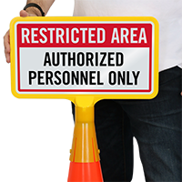 Authorized personnel sign