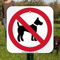 No Dog Symbol Dog Sign