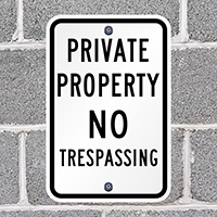 Private Property Parking Sign