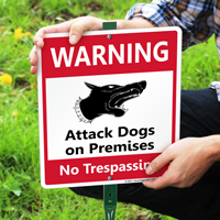 No Trespassing Warning Sign