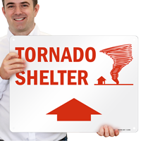 Tornado Shelter Fire & Emergency Sign