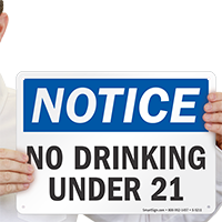 No Drinking Under 21