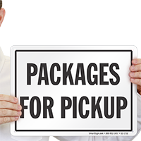 Packages For Pickup Sign