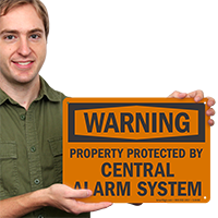 Property Protected Alarm System Sign