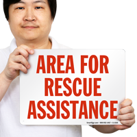 Rescue Assistance Sign