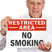 Restricted Area No Smoking