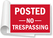 Posted No Trespassing Sign Book