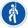 Wear Safety Harness ISO Sign