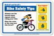 Bike Safety Tips (Hand Signals) McGruff Sign