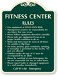 Custom Fitness Center Rules SignatureSign