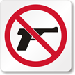 Firearm Sign Sign