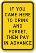 Humorous Bar Sign
