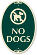No Dog SignatureSign (with Graphic)