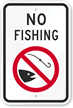 No Fishing (With Graphic) Sign