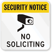 No Soliciting Sign (with Graphic)