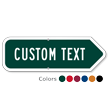 Add Your Custom Text Right Arrow Sign