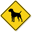 Border Terrier Symbol Guard Dog Sign