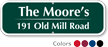 Custom Address Sign with Name House Number and Street