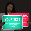 Custom Reflective Sign   Add Your Text