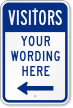 Personalized Visitor Sign