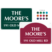 Custom Address Sign With Name And House Address