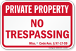 Mississippi Private Property Sign