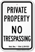 Nebraska No Trespassing Sign