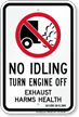 State Idle Sign for Missouri, 10 CSR 10 2.385
