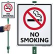 No Smoking with Graphic Sign