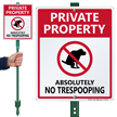 No Poop LawnBoss® Sign & Stake Kit