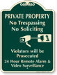 Private Property, Violators Prosecuted Signature Sign