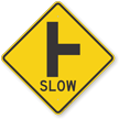 Side Road T Junction Symbol Sign