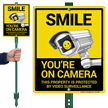 Smile You’re on Camera Sign