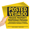 Private Property HDPE Sign Pack