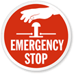 Emergency Stop Label