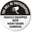You Will Be Photographed Video Surveillance Label