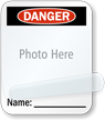 Photo Name Self Laminating Padlock Label