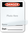 Photo Name Department Self Laminating Padlock Label