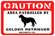 Caution Area Patrolled by [Dog Breed] Security Mat