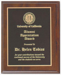 Custom Cherry Finish Wooden Award Plaque