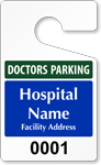 Plastic ToughTags™ for Doctors Parking Permits