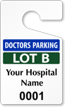 Plastic ToughTags™ for Doctors Parking Permits