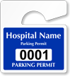 Plastic ToughTags™ Parking Permits, Mini