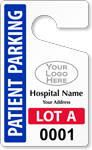 Plastic ToughTags™ for Patient Parking Permits