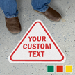Ad Your Text Custom SlipSafe Floor Sign