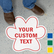 Add Your Text Custom Shape SlipSafe Floor Sign