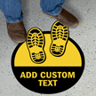 Add Your Text Custom SlipSafe Floor Sign